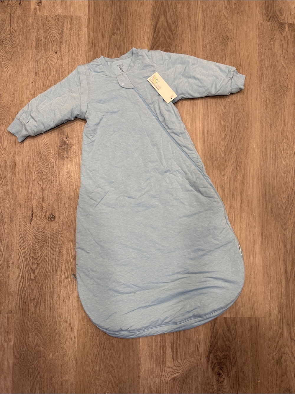 Nest Designs Bamboo Jersey Long Sleeve Sleep Bag | 1.0 TOG